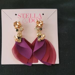 Stella and Dot convertible earrings